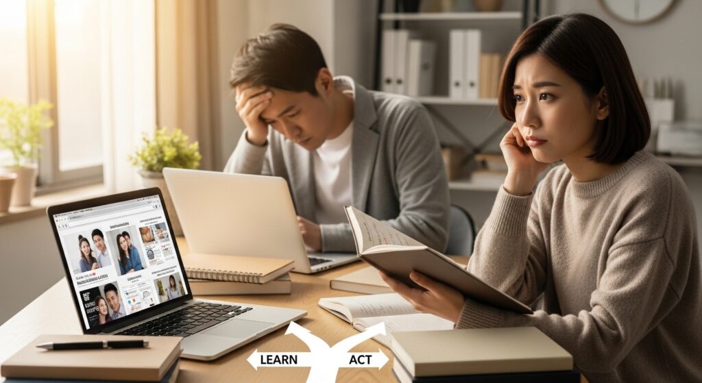 婚活情報収集ばかりの末路と、知るだけで終わらせないための一歩